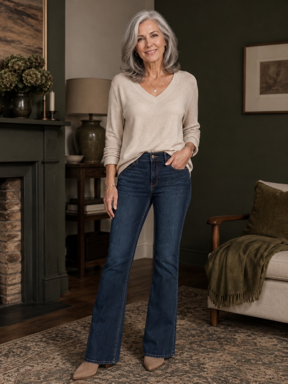 Chico's  size 8 long Boot Cut Jeans. NWT